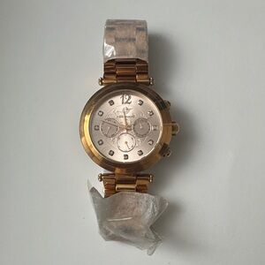 Cabochon 10263-RG-22 Women's Papillon Rose-Tone Quartz Watch